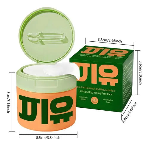 YIYU - Almohadillas de Toner Koreanas