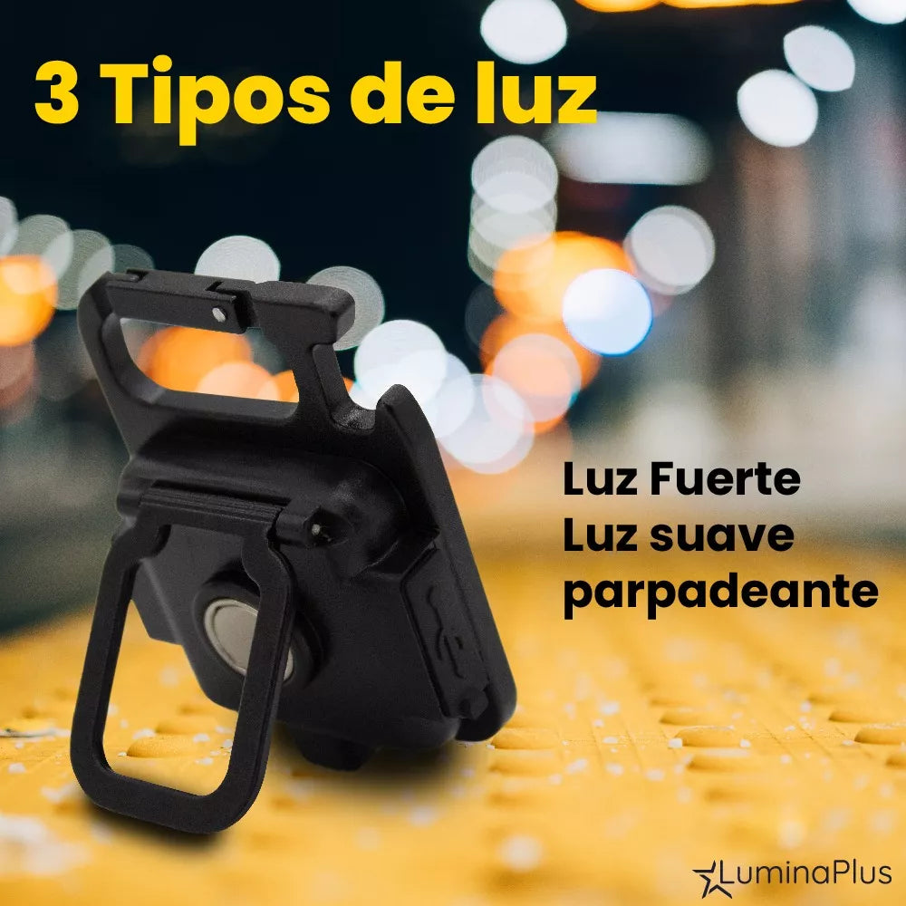 MINI LINTERNA LLAVERO 2X1