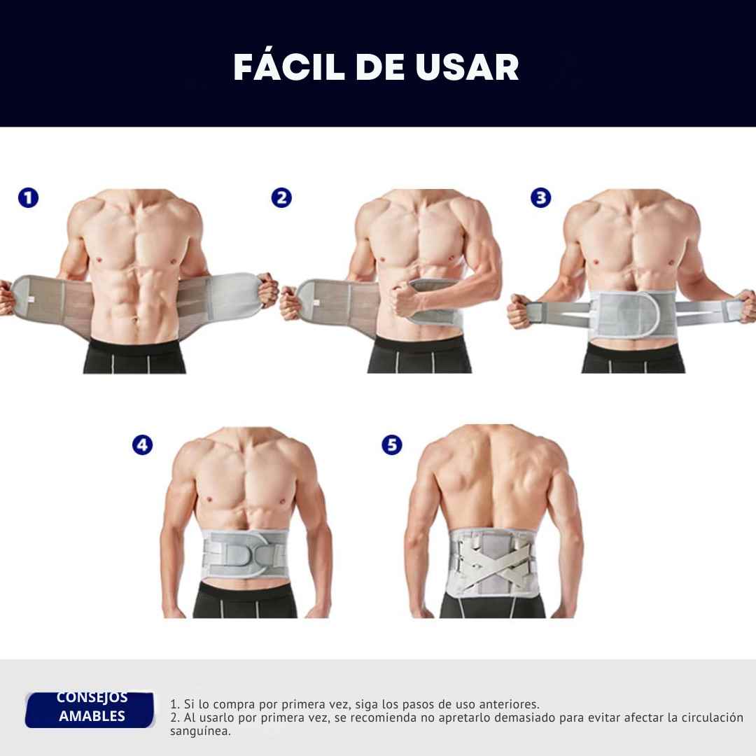 LumbarGuard™ – Soporte lumbar médico con compresión avanzada