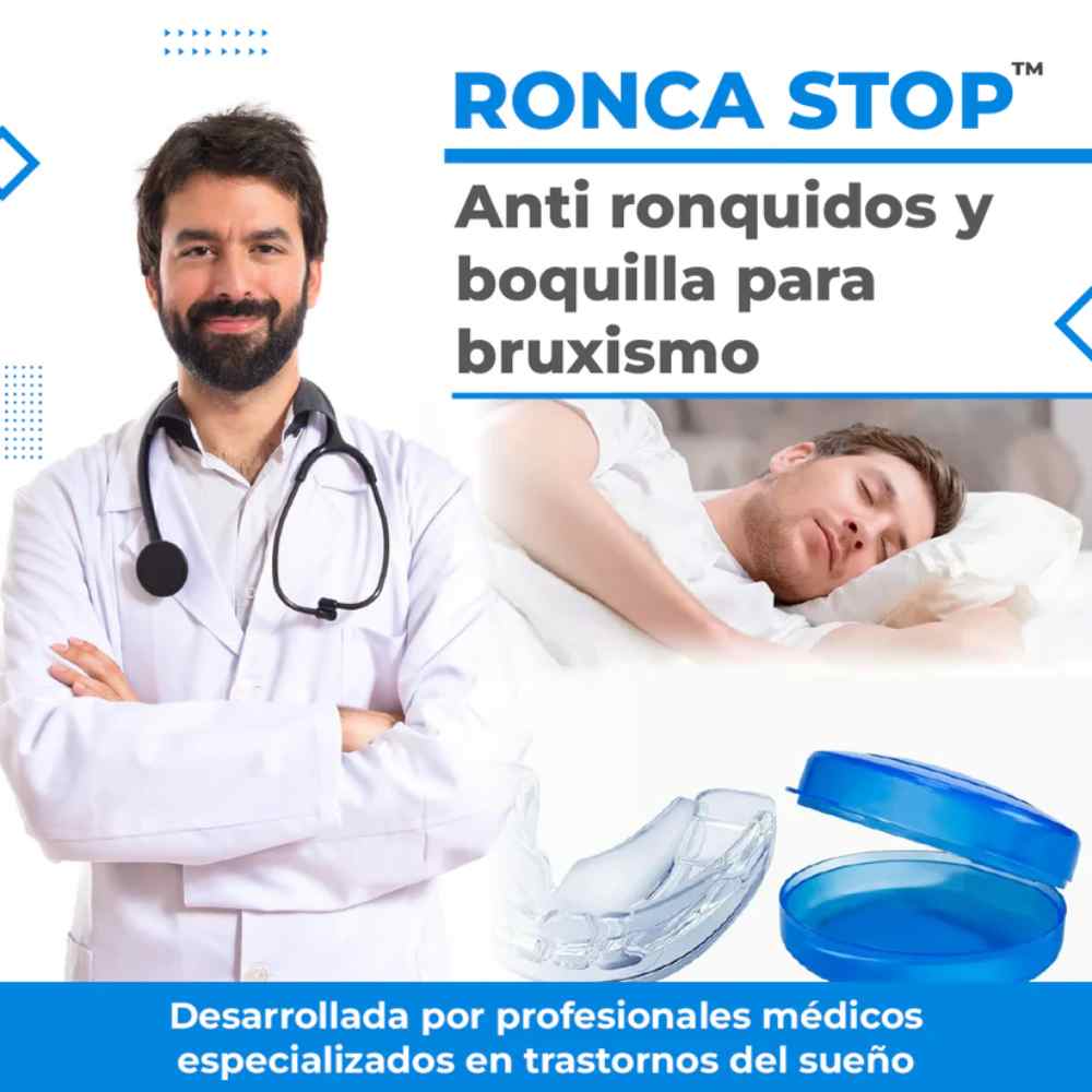 RoncaStop™ Anti ronquidos y bruxismo paga 1 lleva 2 remate de inventario
