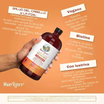 Multivitamina Para El Crecimiento Del Cabello con lustriva - MARYRUTH'S™ 💇‍♀️✨