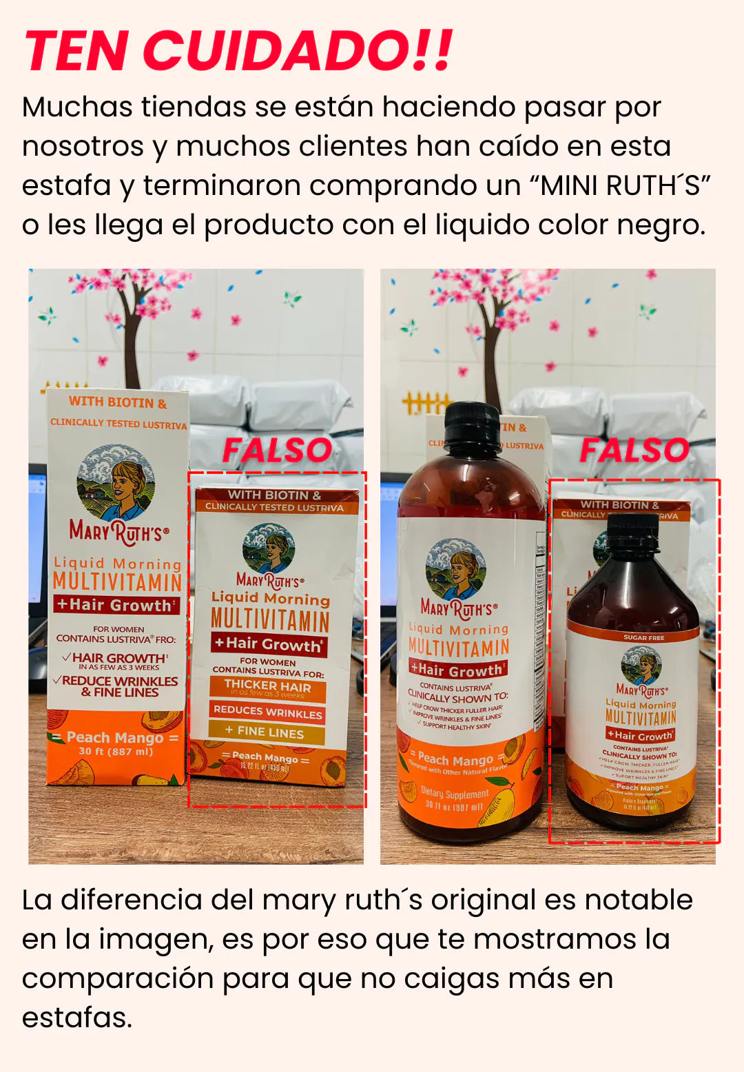 Multivitamina Para El Crecimiento Del Cabello con lustriva - MARYRUTH'S™ 💇‍♀️✨