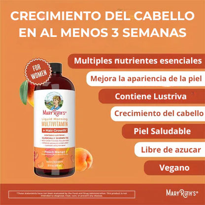 Multivitamina Para El Crecimiento Del Cabello con lustriva - MARYRUTH'S™ 💇‍♀️✨